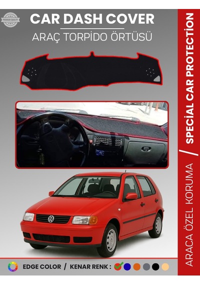 Volkswagen Polo 1994-2001 Torpido Örtüsü Panel Halısı Torpido Koruma Tam Uyum Uv Koruma - 868 Stiloto
