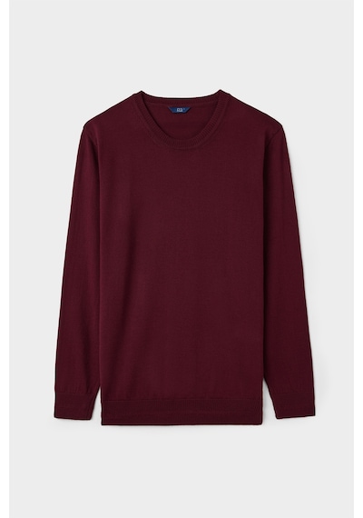 D's Damat Ds Damat Regular Fit Bordo Düz Örgü Kazak 5hf062442004m B01