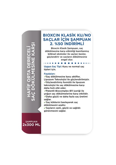 Klasik Kuru Ve Normal Saçlar Için Şampuan 300 Ml