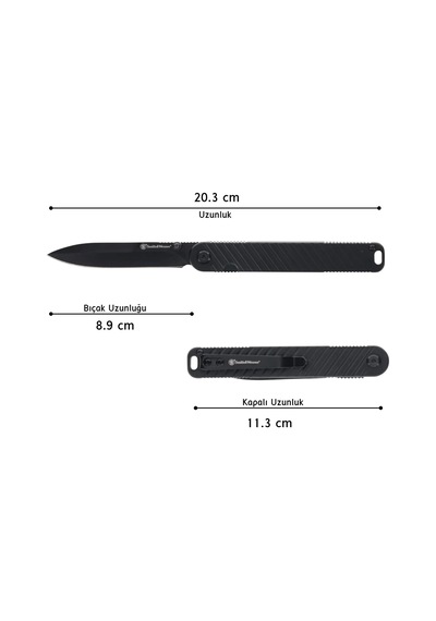 Smith Wesson Executıve Slım Folding Knife Kamp Çakı 1215366 Siyah
