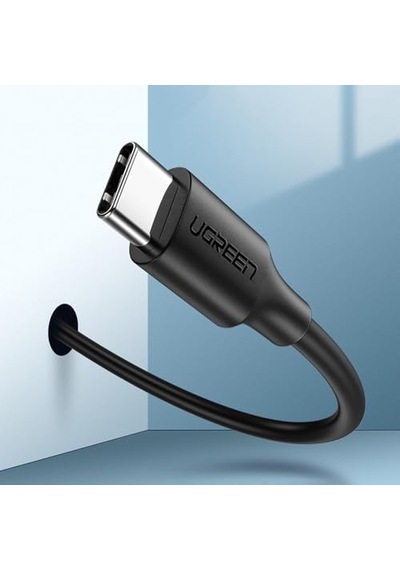 2.0 A Usb-a & Usb-c, Şarj Ve Data Kablosu, 25 Santimetre, Siyah, 60114