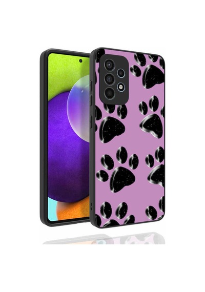 Galaxy Uyumlu A52 Kılıf Desenli Kamera Korumalı Parlak Zore Nora Kapak NO3