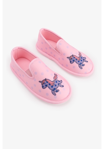 Penti Kız Çocuk Pembe Loving Unicorn Dokulu Patik Pk32