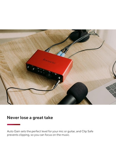 Scarlett 2i2 Gen 4 Ses Kartı: Kayıt, Şarkı Yazma, Yayın Ve Podcasting İçin Usb Audio Arayüzü, Stüdyo Kalitesin