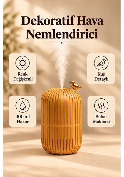 Kuşlu Hava Nemlendirici 280 Ml