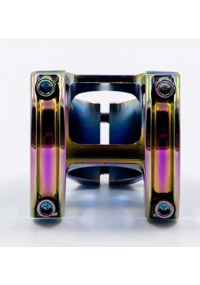 Raptor Alüminyum As-352 35 Mm Riser Mtb Gidon Bisiklet Gidonu Oil Slick Rainbow Renk Gidon Boğazı Çok Renkli