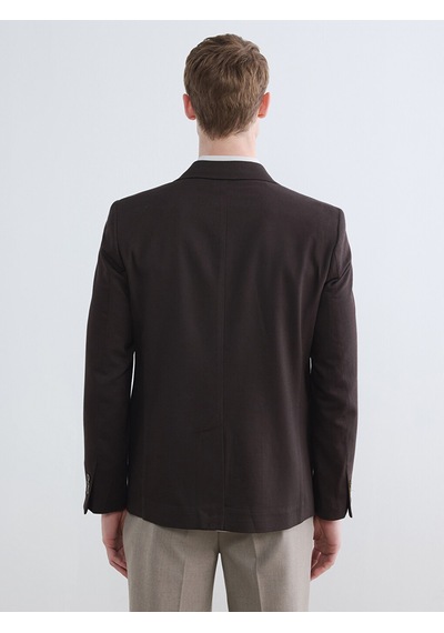 Lcw Busıness Kahverengi Slim Fit Erkek Blazer Ceket