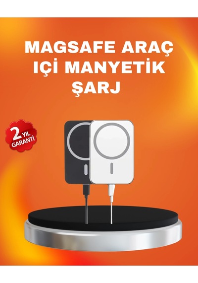 Hubrendy Tekno Akıllı Koruma Sistemli Magsafe Araç Tutucu İphone 12/13/14 Uyumlu Diğer