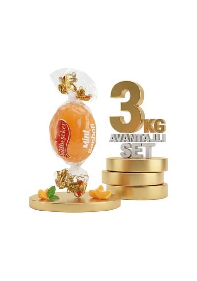 Afia Meyveli Mini Bonbon Şeker 3x1 Kg
