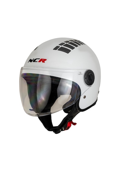 Ncr Air Ece Belgeli Çenesiz Kask Beyaz