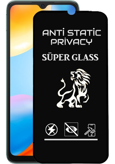 Xiaomi Uyumlu Redmi 10c Tam Kaplayan Anti Statik Hayalet Süper Cam Ekran Koruyucu