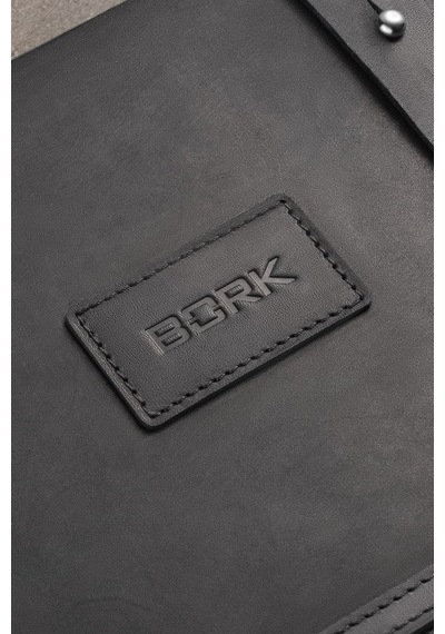 Bork Deri Önlük Hp 533, Gerçek Deri, Dayanıklı & Kolay Temizlenebilir Mutfak Önlükleri Siyah 100 X 57