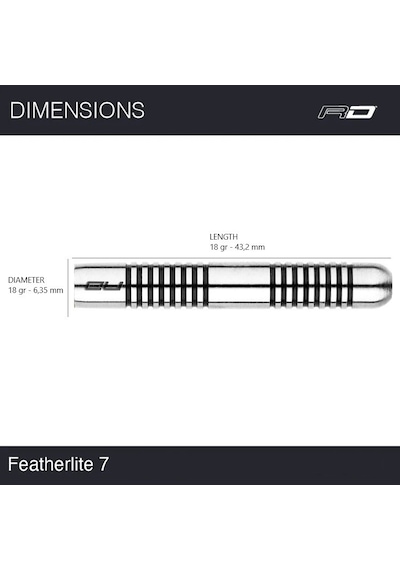Red Dragon Featherlite 7 % 85 Tungsten Çelik Uçlu Dart Oku