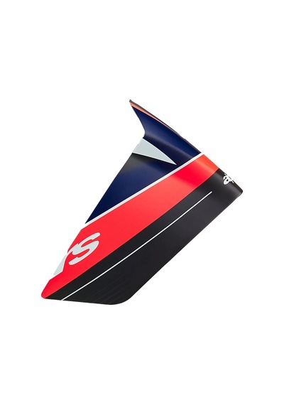 Alpinestars Supertech R10 Team Kask İçin Yarış Spoileri Siyah Mavi Kırmızı