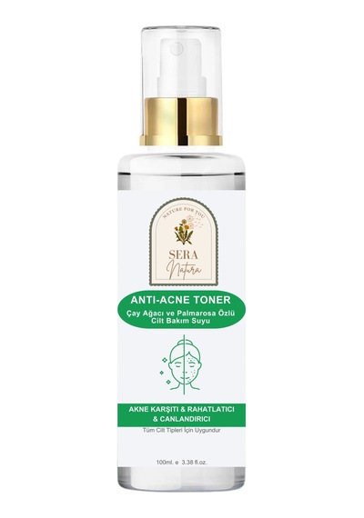 Antı-acne Toner Çay Ağacı Ve Palmarosa Özlü Cilt Bakım Suyu