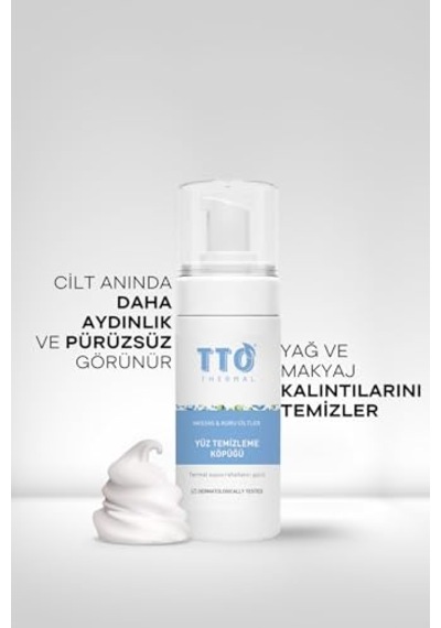 Thermal Mini Yüz Temizleme Köpüğü 100 Ml Seyahat Boy Derin Temizlik