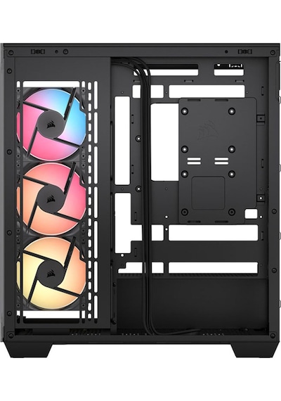 3500x Rs-r Siyah 3x120mm Argb Fan Temperli Cam Mid Tower E-atx Gaming Kasa Cc-9011322-ww