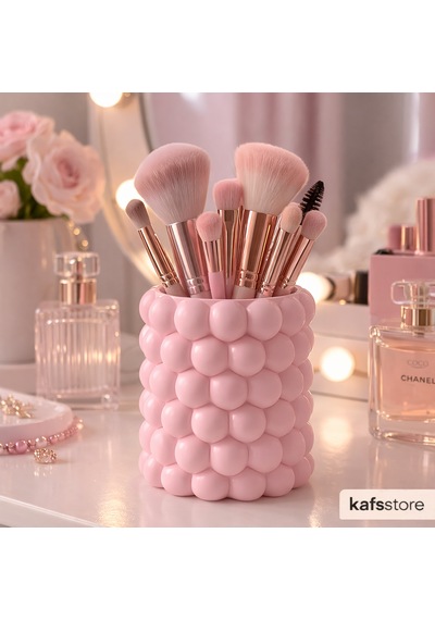 Kafs Store Bubble Kalemlik & Organizer Dekoratif Masa Düzenleyici Pembe