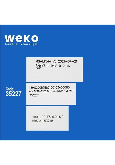 Wkset-5673 35227x10 Ms-l1544 V5 - A4 10 Adet Led Var