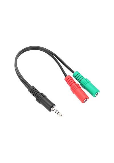 3.5mm Stereo Kulaklık Mikrofon Ses Ayırıcı Kablo Adaptörü