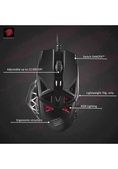 Mm04dcınbl000-0 Kablolu Oyun Faresi Optik Ergonomik Siyah