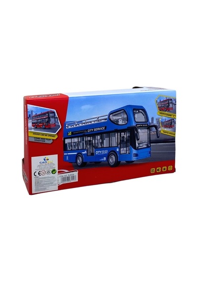 2 Katlı 27 Cm Sesli Işıklı Otobüs 1147 Kırmızı