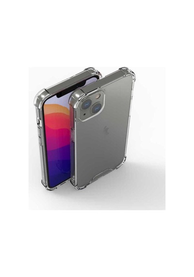 Apple Uyumlu iPhone 13 Kılıf Zore Nitro Anti Shock Silikon Renksiz