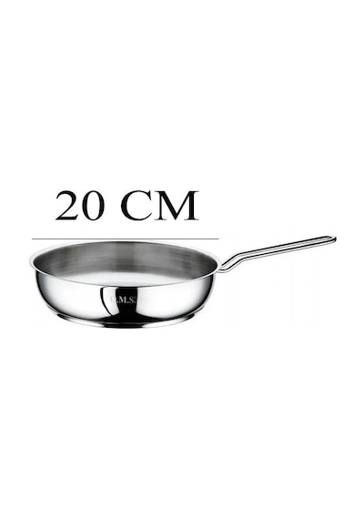 Oms Çelik Tava 20x5 Cm Gri