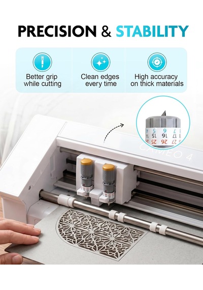 Lexroo Silhouette 3 Mm Güçlü Bıçak Ağzı Sadece Cameo 4 İçin