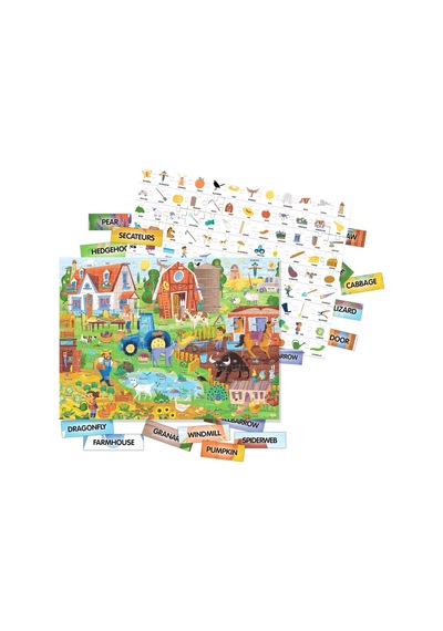Headu 100 İngilizce Kelime Çiftlik - Puzzle