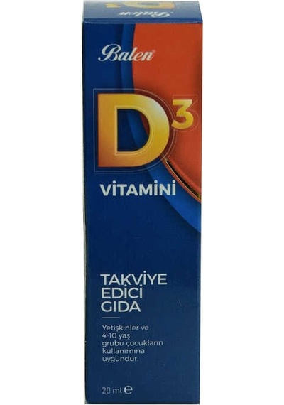 D3 Mini Takviye Edici Gıda 20 Ml
