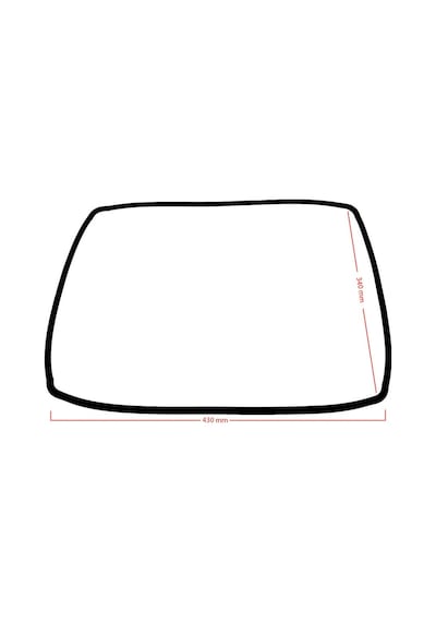 Kumtel Uyumlu Fırın Kapak Contası 44x34 Cm