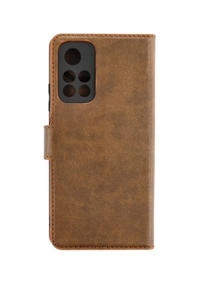 Xiaomi Redmi Note 11t Uyumlu Kılıf Trend S Plus Kapaklı Kılıf - Taba