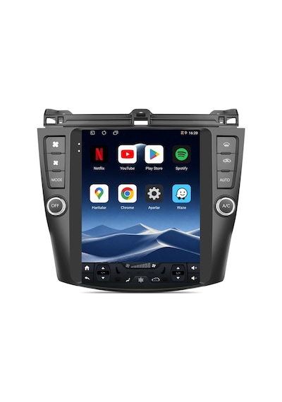 Honda Accord 2003-2008 Tesla Android Multimedya Carplay Android Auto Navigasyon 6gb Ram 64gb 9.7''