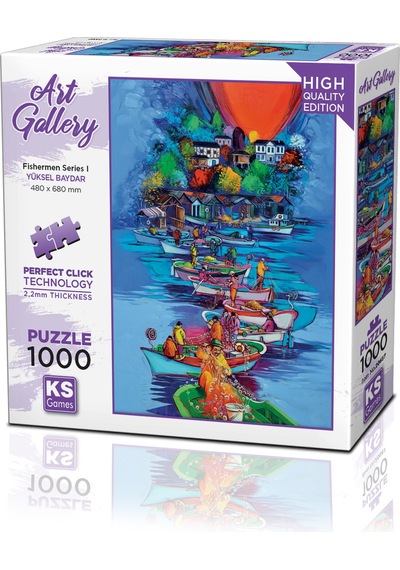 Ks Puzzle 1000 Parça Art Gallery Fishermen Series I