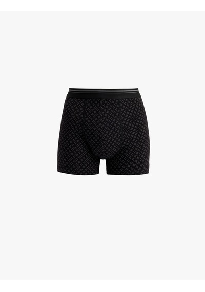 Koton Pamuklu Regular Fit 3'lü Boxer Seti Antrasit Desenli 6wlm90019mk Antrasit Desenli