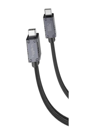 240w Akım Korumalı Süper Hızlı Şarj Örgülü Type-c To Type-c Şarj Kablosu 200cm Siyah Gl-max2