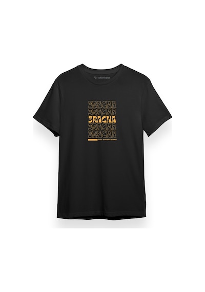Stray Kids 3racha Siyah Kısa Kol Erkek Tshirt 001
