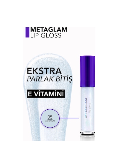 Metaglam Yoğun Işıltılı & Nemlendirici Etkili Yarı Transparan Dudak Parlatıcısı 8682536080835 005 Spectrum