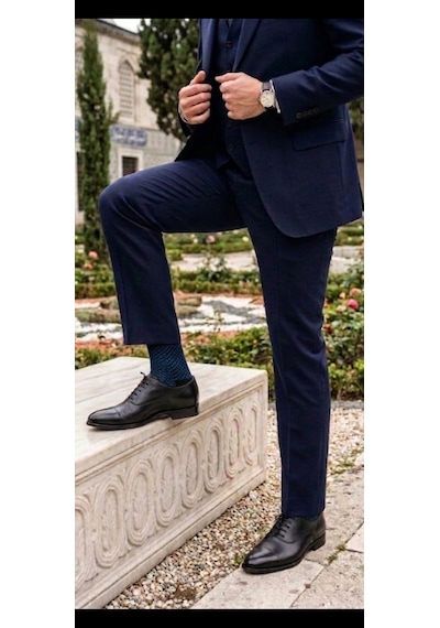 Heren Socks Heren Bambu 3'lü Asorti Hışır Kağıtlı Erkek Royal Soket , Burun Dikişsiz, Yıkamalı Siyah - Lacivert - Bej
