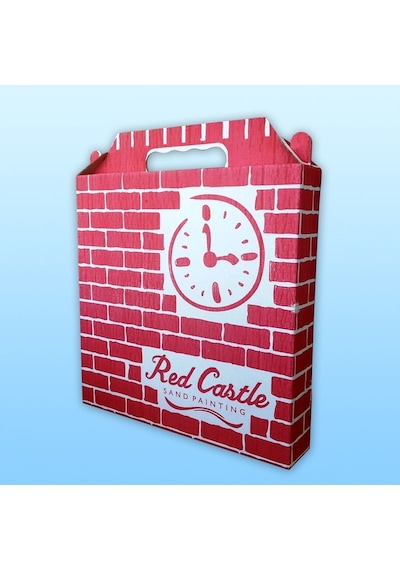 Disney Thumper Saat Clock Kum Boyama Seti-red Castle S-0019