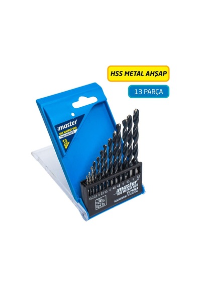 Master 530825 Hss Matkap Ucu Seti 1.5-6.5mm 13 Parça