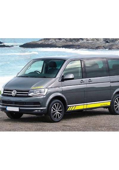 Volkswagen Caravelle Yan Ve Arka Kapı Sticker Etiket Modeli