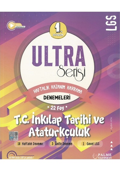 Palme Yayınevi Ultra Serisi Lgs 1.dönem Tc. Inkilap Tarihi Ve Atatürkçülük Denemeleri