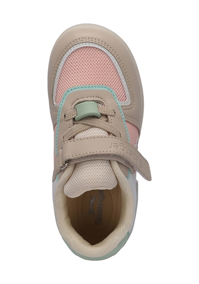 Slazenger PERLE Çocuk Cırt Cırtlı Bej Sneaker