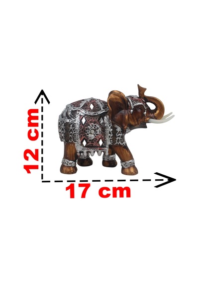 Lüks Ayna Ve Nakış İşlemeli Feng Shui Fil Heykeli Dekoratif Biblo 17 Cm. Yeni Yıl Ev & Ofis Hediyesi 67216383