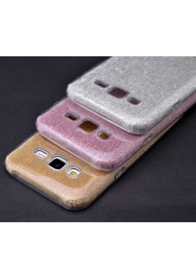 Samsung Uyumlu Galaxy J5 Kılıf Zore Shining Silikon Kırmızı