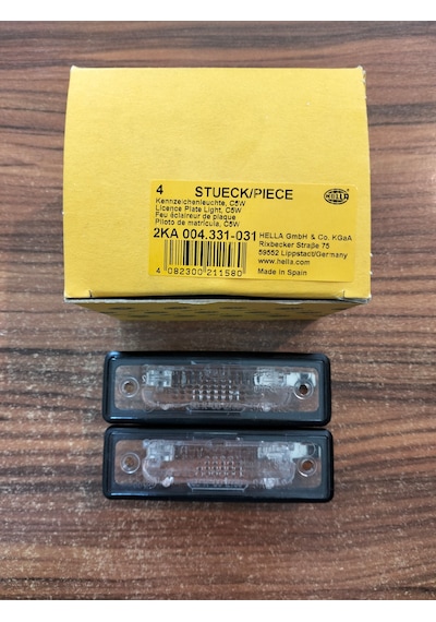 Bmw E28 E30 Plaka Lambası Takımı Hella