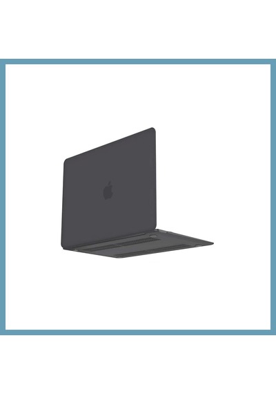 Bezos Macbook Air 13.3 Macbook Buzlu Kapak - Füme Mbt06