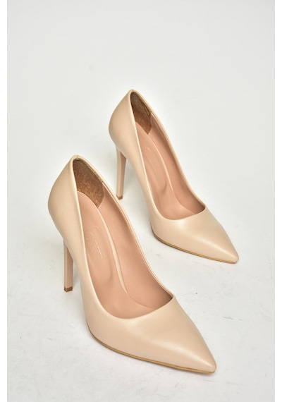 Fox Shoes T676192009 Ten İnce Topuklu Kadın Stiletto Ten